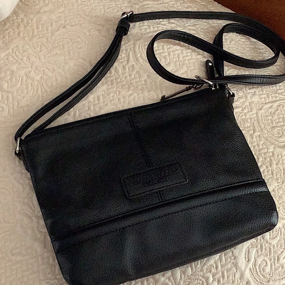SOLD~Tignanello Black Leather Crossybody!~SOLD